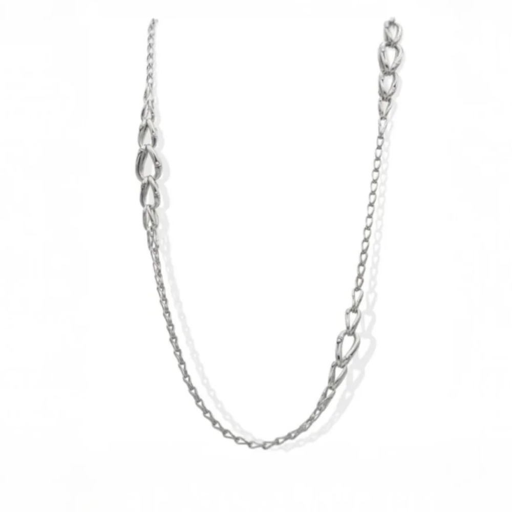 John Hardy Bamboo chain link sterling silver necklace retired - Picture 2 of 6